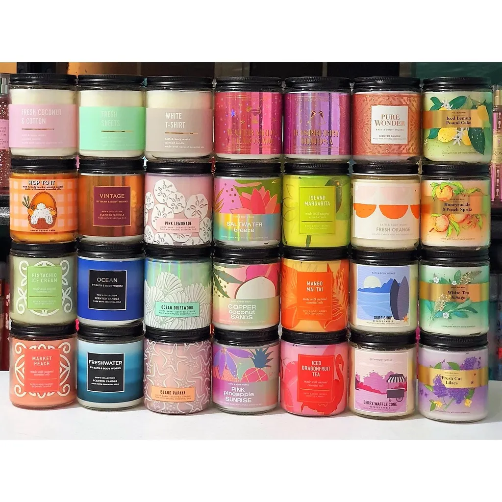 retired bath and body works candles