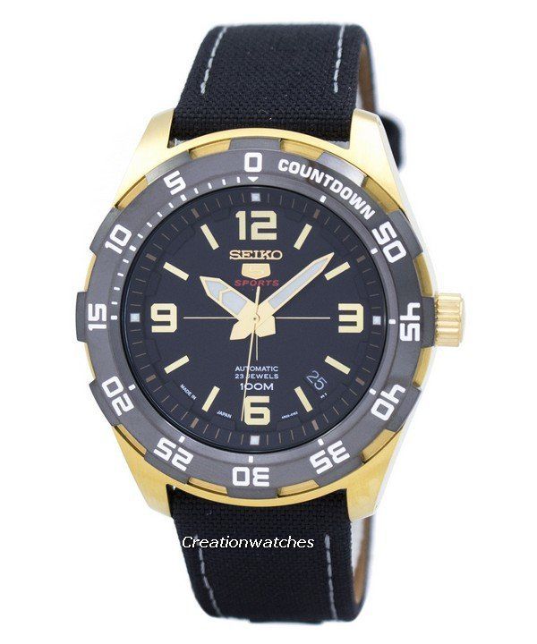 นาฬิกาข้อมือ-seiko-5-sports-automatic-srpb86j1-made-in-japan-black-gold