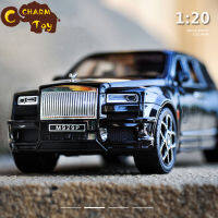 ไฟของเล่นที่มีเสียงรถ Suv Cullinan จำลองโมเดลรถยนต์อัลลอยด์หรูหราสำหรับตกแต่งคอลเลกชัน