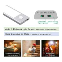 LED Motion Sensor Cabinet Light,Under Counter Closet Lighting, Wireless USB Rechargeable Kitchen Night Lights