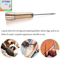 ZTTEBE 4PCS หัตถกรรมมือ Taper ผ้าใบเย็บหนังอุปกรณ์หนัง Craft สว่านเย็บเข็มชุดเครื่องมือรองเท้าเครื่องมือซ่อมแซม