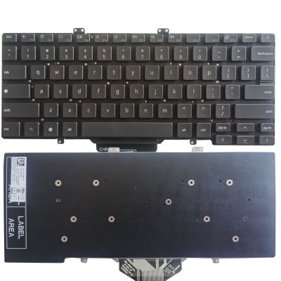 New US Keyboard For Dell Latitude 5000 5400 14 quot; Chromebook English Black