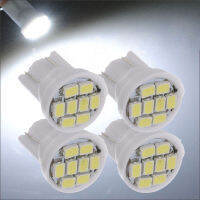 4ชิ้น T10สีขาว1206 8LED รถลิ่มความกว้างไฟอ่านหนังสือ168 W5W 192 194