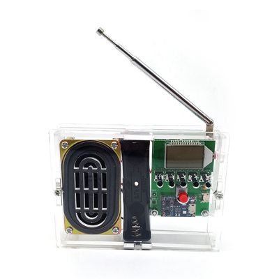 DIY Electronic Kit FM Radio Receiver Module DIY Radio Speaker Kit DIY Radio Speaker Kit LCD Display 76-108MHz Frequency Modification