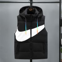 2023 New Men 39;s Down Cotton Vest Autumn and Winter Fashion Men and Women Wear Jacket Vests In Autumn and Winter