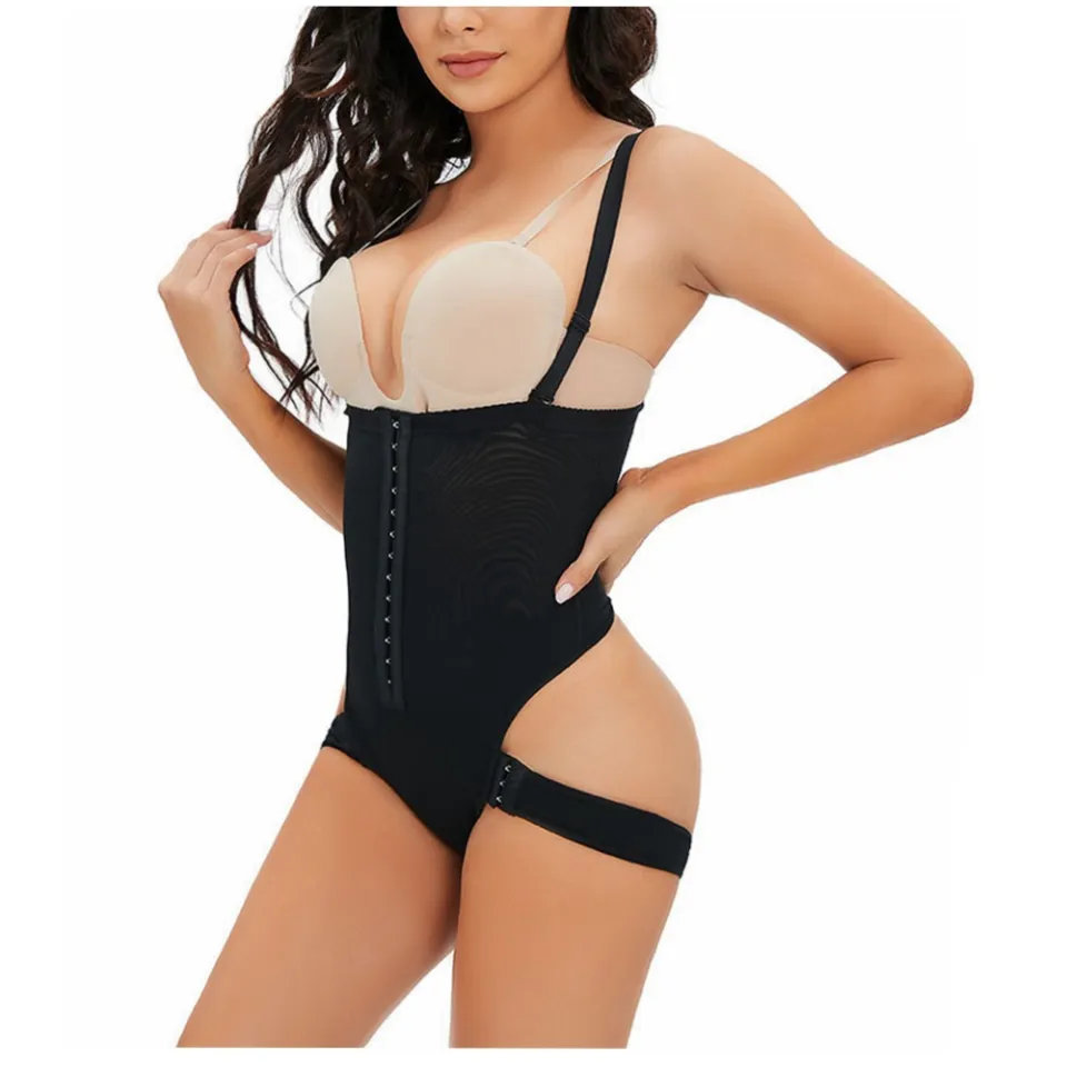 Women Waist Trainer Butt Lifter Slimming Pants Body Shaper Hip Lift Belly  Control Belt Open Bust Abdomen Control Bodysuit Corset