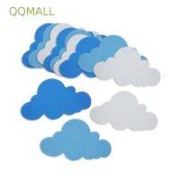 QQMALL Nice Clouds 12pcs Crafting Decoration Childrens Day EVA Foam Wall Stickers Kids Hot Sale Modern DIY/Multicolor