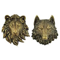 1Pcs Animal Head Wall Decor Wall Decor Wall Statue Home Decor Simulation Statue