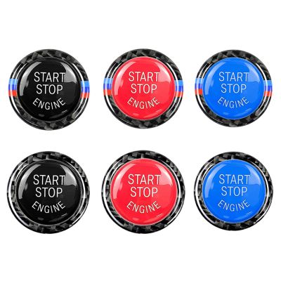 【YF】 Car Engine Start Stop Button Replace Cover Switch Trim Ring Sticker for BMW E90 E92 E93 320i Interior Styling Accessories