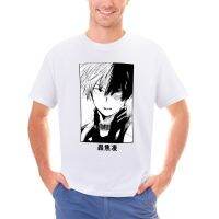 Shoto Todoroki Stare Tshirts My Trending Tshirt Print Tshirt Awesome Tees Male