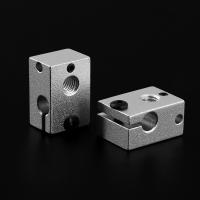 Aluminium PT100V6 Official version Heat Block For E3D V6 J head Extruder HotEnd accessory 3D Printer Parts 23x16x12mm