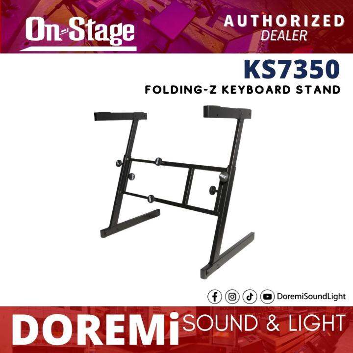 On Stage KS7350 Pro HeavyDuty FoldingZ Keyboard Stand Lazada
