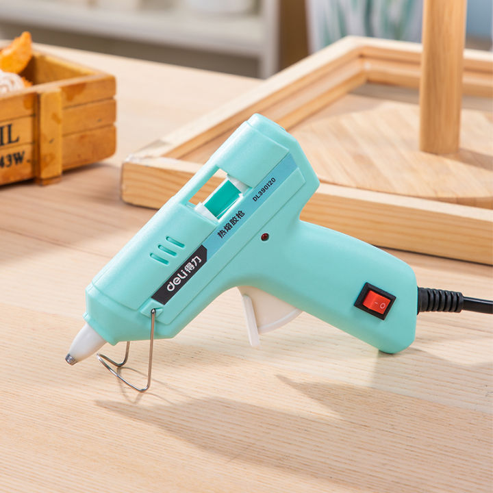 deli-blue-childrens-hot-melt-power-tools-hand-tools-industrial-manufacturing-household-tools-aluminum-alloy-home-gluing
