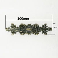 ดอกไม้สีบรอนซ์ Wraps Cabochon โบราณ Gourd Flatback Alloy Embellishments Scrapbooking สำหรับ DIY,100*23มม.,1PC