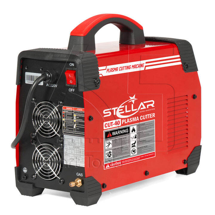 stellar-เครื่องตัดพลาสม่า-ตู้ตัดพลาสม่า-non-touch-pilot-arc-plasma-cutter-ตู้เชื่อมพลาสม่า-ตัดชิ้นงานออกมาได้สวย-ไม่บิดงอ-รุ่น-cut-40-ตัดได้ทั้งเหล็ก-สแตนเลส-อลูมิเนียม-ทองแดง