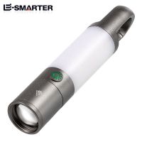 Multifunctional Rechargeable Camping Flashlight Telescopic Zoom Strong Magnetic Adsorption Powerful Long Range Flashlight Rechargeable  Flashlights