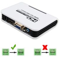 ✾✈ HDMI TO VGA Converter box hdmi to vga audio adapter RCA 3.5mm Stereo Audio and SPDIF/Toslink Audio output