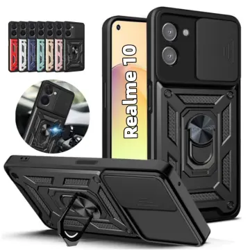 Cheap KEYSION Shockproof Case for Realme C30 Slide Camera Lens