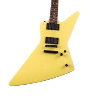 Classic Yellow Explorer กีตาร์ไฟฟ้า Humbucker Pickups นำเข้าฮาร์ดแวร์ Hot Sale