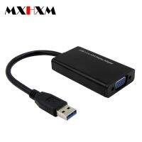 【⊕Good quality⊕】 bukan2581584811414 Mxhxm ตักคอมพิวเตอร์ Usb3.0เป็น Vga แปลงภายนอก Usb การ์ดจอ Tovga