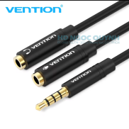 Dây Gộp 2 Jack Tai Nghe AUX 3.5mm Phone + Micro 1 Đầu Jack AUX 3.5mm