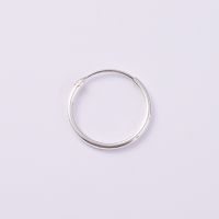 925 Sterling Silver Simple Ear Bone Hoop Earrings 6-18mm Round Circle Earrings Hoops for Women Men