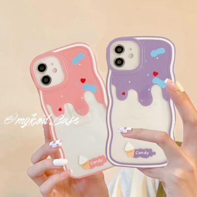 Hot Sale Ready Stock  A13 A12 A04s A03S A03 A53 A73 A33 A23 A52 A51 A71 A72 A22 A32 A02 A21S A31 A50 A30 A20 Cute Soft TPU Phone Case Dustproof  Shockproof Candy Color Wavy Edge Case