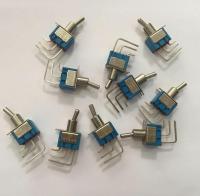 AC 250V 3A 120V 6A SPDT on-on 2 Way Right Angle 3 Pins PCB Toggle Switch