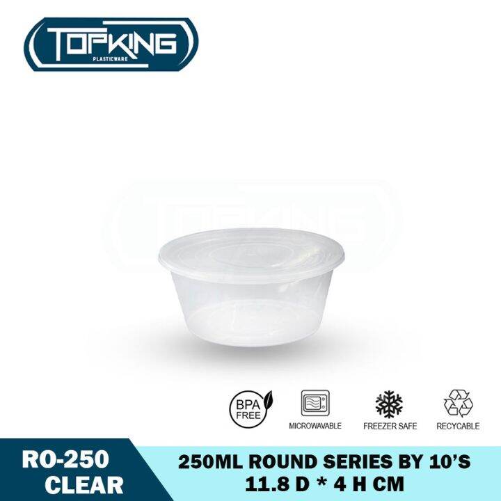 Ro 250 Clear Microwavable Container Lazada PH
