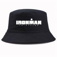 [Fine Jewelry] Ironman Triathlon Letter Printpop Bucket Hat หมวกชาวประมง SunFishingHat