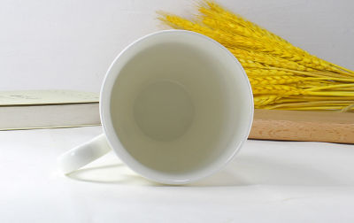 300ML. plain whitebone china coffee mug, porcelain tumbler for tea, ceramic cup coffee, taza cafe tea cup thermo mug, couple mug