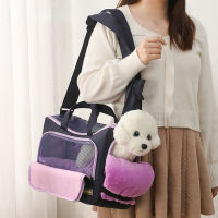 Puppy Out Portable Bag Nylon Large Capacity Cat Puppy Chihuahua Yorkshire Shoulder Crossbody Dog Bag Comfortable Breathable