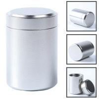 LIANGZHOU 1x Silver Airtight PROOF คอนเทนเนอร์อลูมิเนียม herb stash Metal SEALED CAN Tea Jar