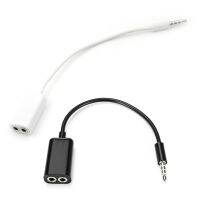 【CW】 1pc 3.5mm Audio Cable Earphone With Y Splitter Cord Jack Plug To Carry Around