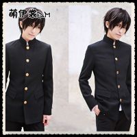 Japan DK man cos student uniform Chinese tunic suit cosplay anime clothing of neuter female high school uniform Cosplay▽♂