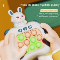 Pop Quick Push Bubbles Game Console Fidget Toys Light Sound Whack A Mole Press Bubble Game Anti Stress Toys Stress Reliever Toys