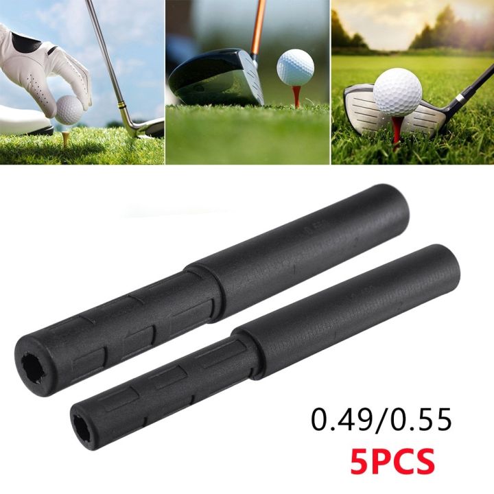 5pcs-black-golf-club-graphite-shaft-extensions-rods-irons-putter-extender-sticks-outdoor-shaft-putter-golf-accessories