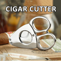 Cohiba Ciggar Cutter Semi-automatic Stainless Steel Sharp Circular Shears Ciger Tongs Tools