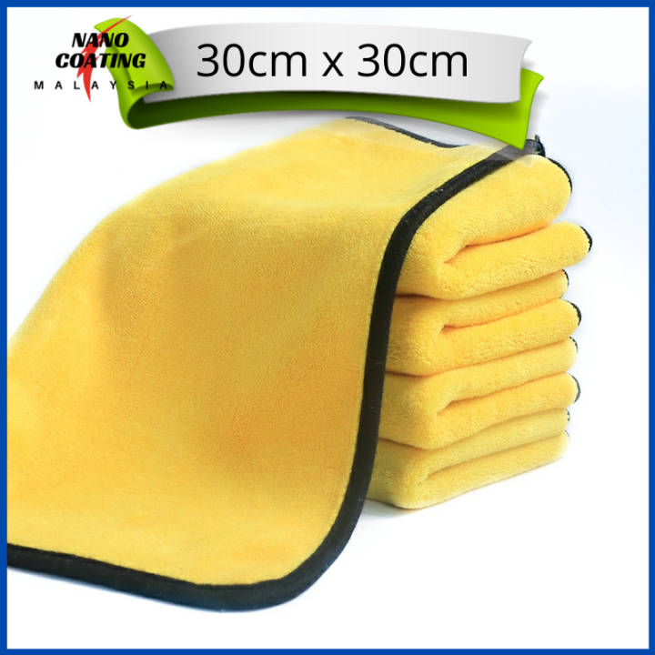 Nano Microfiber Towel Yellow Grey Car Microfiber Cloth Purple Grey Blue Towel Professional