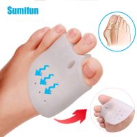 ™ Sumifun 4Pcs Silicone Gel Bunion Toe Separator Forefoot Protector Pads Hallux Valgus Orthopedic Foot Care Thumb Straightener