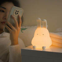 กระต่ายน่ารัก Mood Light Dimmable Led Soft Nightlight สำหรับแฟนเด็กของขวัญเด็ก Night Lights Kids Room Decor