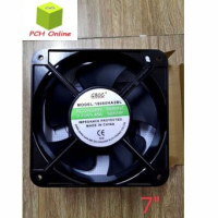 พัดลม 7นิ้ว180x180x60mm  220VAC model 18060ha2bl  0.43a/0.45a 50/60HZ