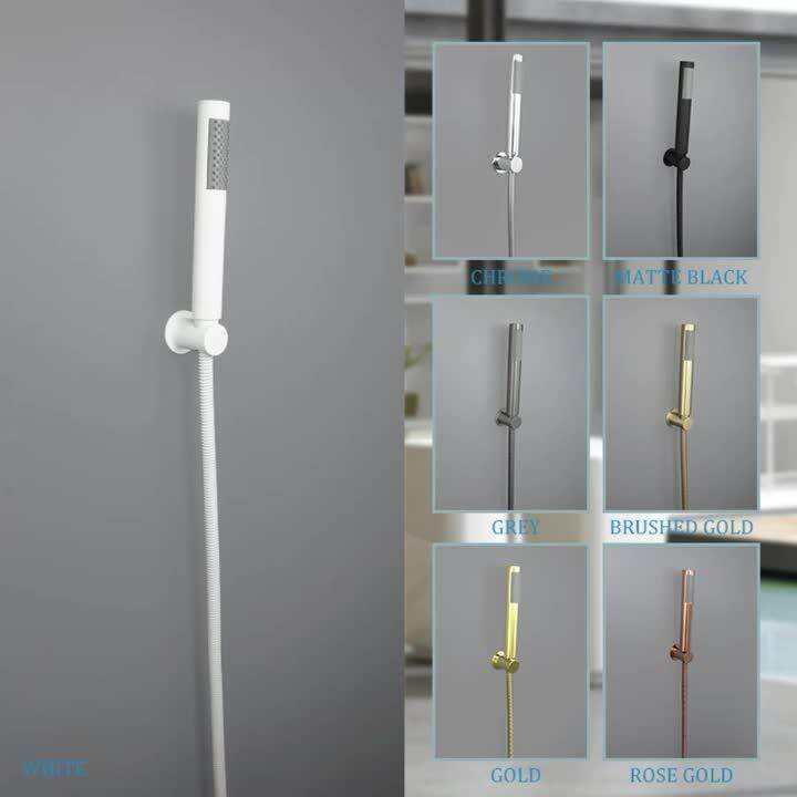 ss Handheld Shower Head Shower Seat Fixing and Sticking cket 150CM