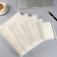 Loose Leaf Spiral Notebook A4 A5 Binder Notebook Paper B5 Grid Notebook 6 Ring Cover Blank Notebook For School Note Books Pads