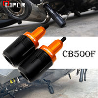 สำหรับฮอนด้า CB500F CB 500 F 2013-2021 2022รถจักรยานยนต์อลูมิเนียมไอเสียชนยามกรอบเลื่อนเครื่องยนต์แผ่นป้องกันการล่มสลาย