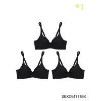 (แพ็ค 3 ชิ้น) Sabina เสื้อชั้นใน มีโครง รุ่น Perfect Bra รหัส SBXD94111 สีดำ