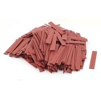 250pcs 8mm Dia 80mm Long Polyolefin 2:1 Heat Shrink Tubing Wire Wrap Sleeve Red Electrical Circuitry Parts