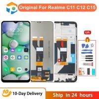 Original Test AAA For OPPO Realme C11 C12 LCD RMX2189 Display Screen Touch Digitizer Assembly For Realme C15 RMX2180 With Frame