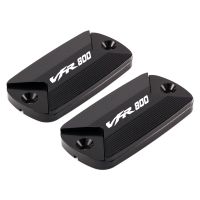 ♛☃☎ Pair Motorcycle CNC Front Brake Fluid Reservoir Cover Cap For HONDA VFR 800 1200x VFR800 VFR800X VFR800F VFR1200x Crosstourer