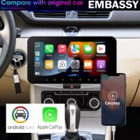 จอ Android DZ จอแอนดรอยด์ ขนาด10.33 นิ้ว WIDE SCREEN รุ่น EMBASSY RAM4 ROM64 androidV12 DSP 4G WIFI5G CARPLAY DZ รุ่น EMBASSY เน้นจอภาพสุดหล้ำแบบWIDE SCREEN10.33"